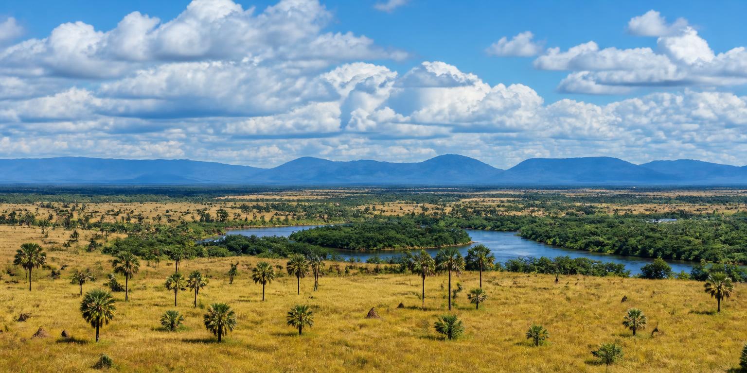 Panoramic view of The interior in Guyana